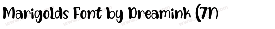 Marigolds Font by Dreamink (7NTypes)字体转换